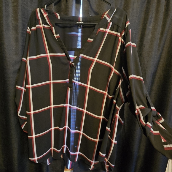 Lot of 3 Torrid Harper tops - Picture 4 of 9